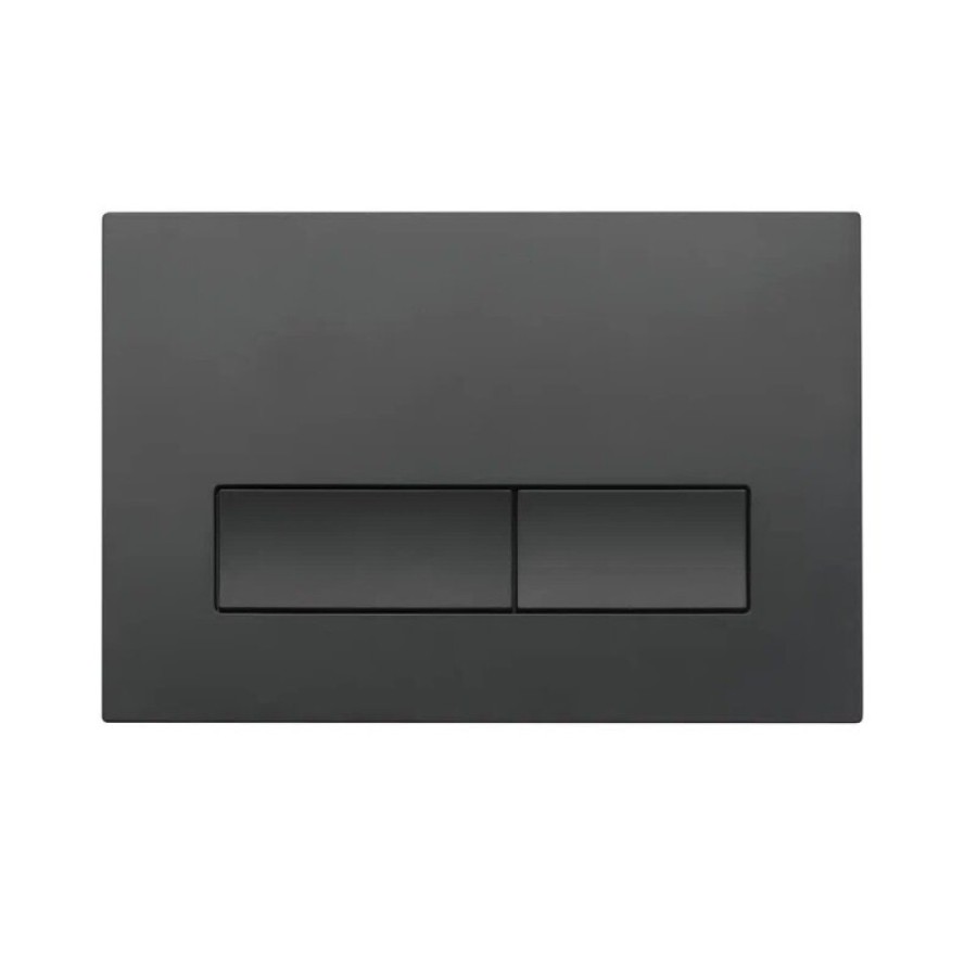 Инсталляция Orange CI01-100W+APB244, с подвесным безободковым унитазом, сиденье микролифт, клавиша смыва черная матовая