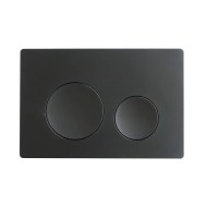 Инсталляция Orange CI02-100W+APB144, с подвесным безободковым унитазом, сиденье микролифт, клавиша смыва черная матовая