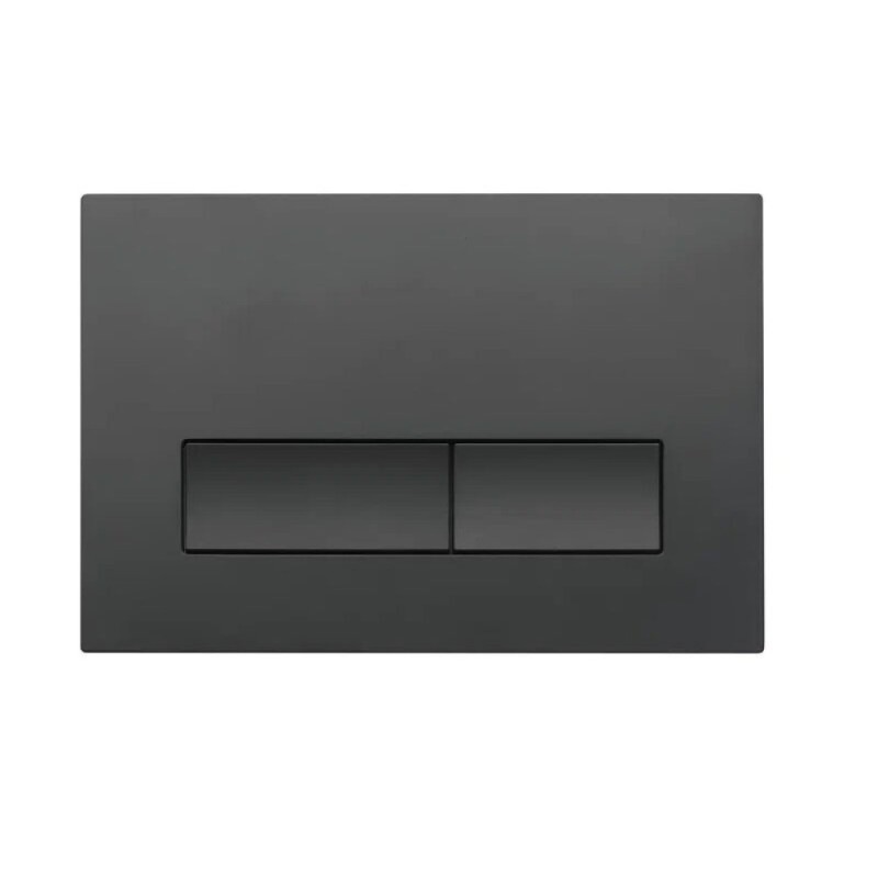 Инсталляция Orange CI02-100W+APB244, с подвесным безободковым унитазом, сиденье микролифт, клавиша смыва черная матовая
