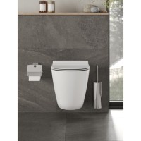 Инсталляция Orange CI07-100W+APB288, с подвесным безободковым унитазом, сиденье микролифт, клавиша смыва белая