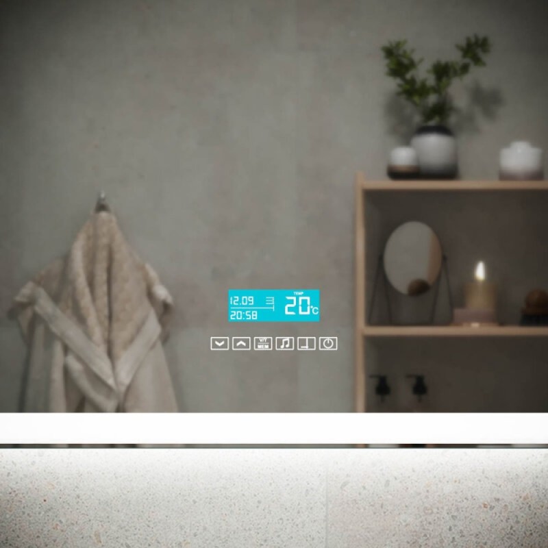 Зеркало Sancos City CI2.900 90, с подсветкой, 90 х 70 см