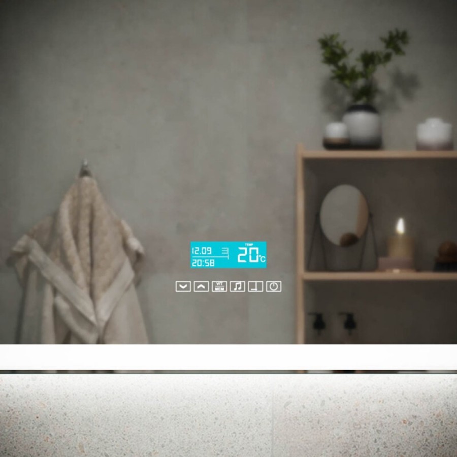 Зеркало Sancos City CI2.900 90, с подсветкой, 90 х 70 см
