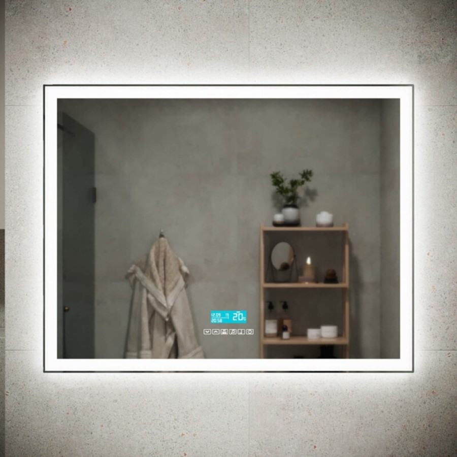 Зеркало Sancos City CI2.900 90, с подсветкой, 90 х 70 см