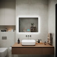 Зеркало Sancos City CI2.900 90, с подсветкой, 90 х 70 см