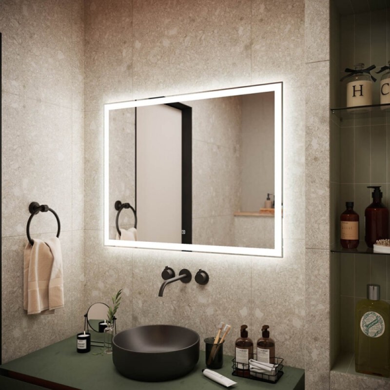 Зеркало Sancos City CI900 90, с подсветкой, 90 х 70 см
