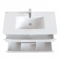 Тумба с раковиной Iddis Cloud CLO10W1i95K 100 см подвесная