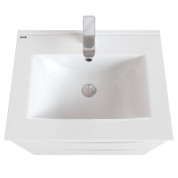 Тумба с раковиной Iddis Cloud CLO60WFi95K, 60 см, напольная, белый