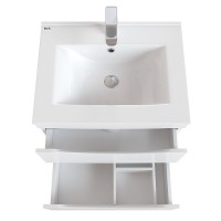 Тумба с раковиной Iddis Cloud CLO60WFi95K, 60 см, напольная, белый