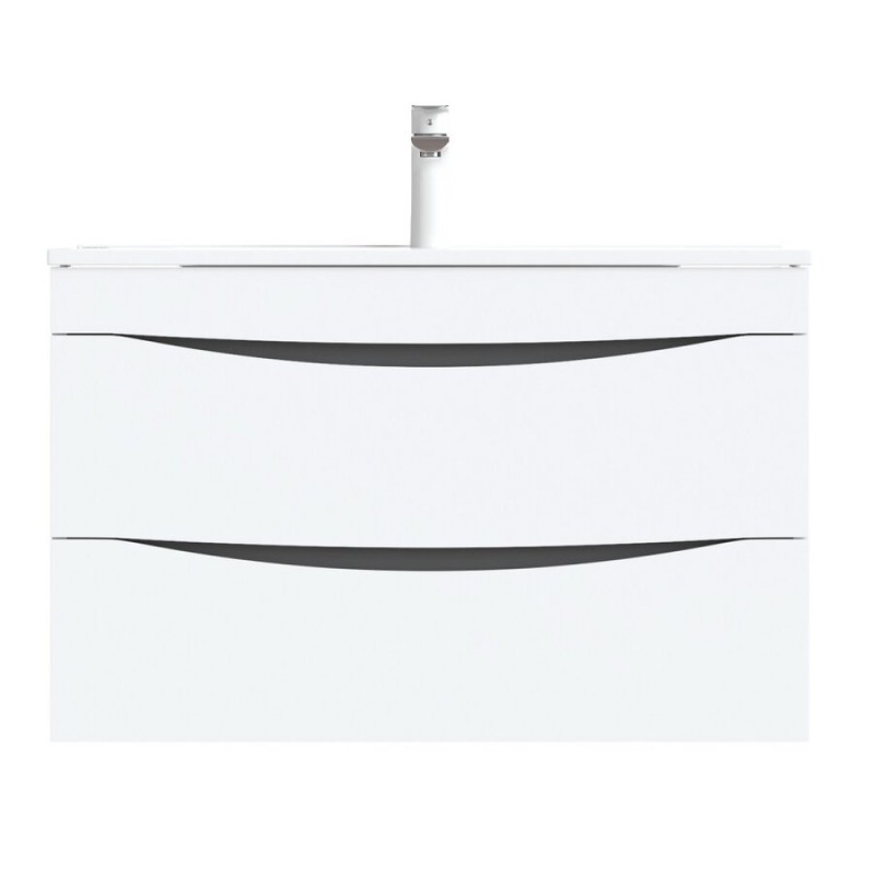 Тумба под раковину Iddis Cloud 80 см подвесная, белый, CLO80W0i95