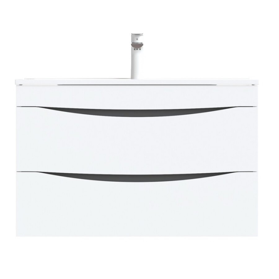 Тумба под раковину Iddis Cloud 80 см подвесная, белый, CLO80W0i95