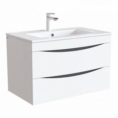 Тумба с раковиной Iddis Cloud CLO80W0i95K 80 см подвесная