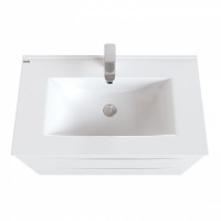 Тумба с раковиной Iddis Cloud CLO80W0i95K 80 см подвесная