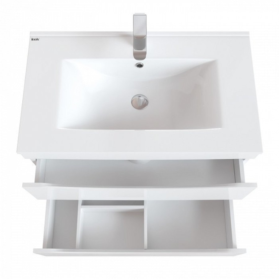 Тумба с раковиной Iddis Cloud CLO80W0i95K 80 см подвесная