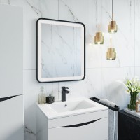 Тумба с раковиной Iddis Cloud CLO80W0i95K 80 см подвесная