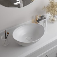 Раковина Iddis Cloud CLOWS06i27 41 см накладная, белый