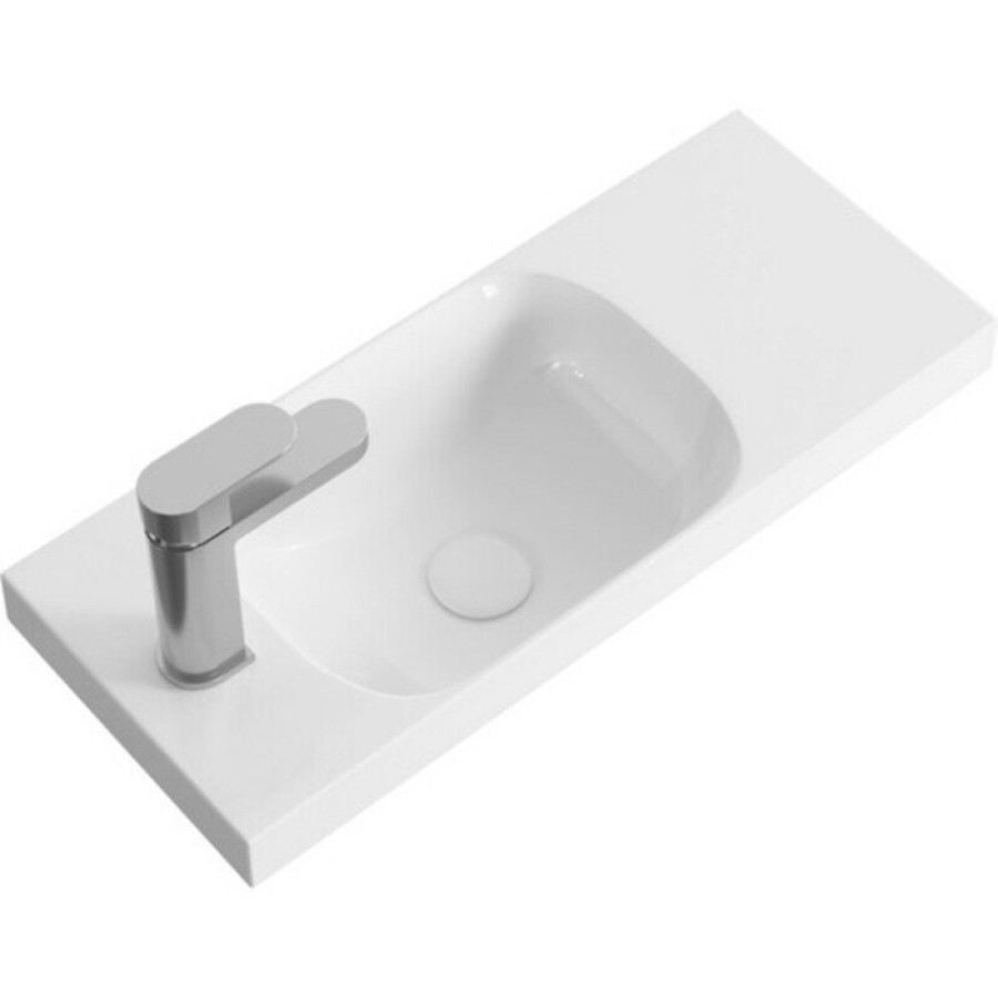 Раковина Aqwella Alba Compact Slim CMPSL.06.04.D, 60 см, белая