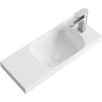 Раковина Aqwella Alba Compact Slim CMPSL.06.04.D, 60 см, белая