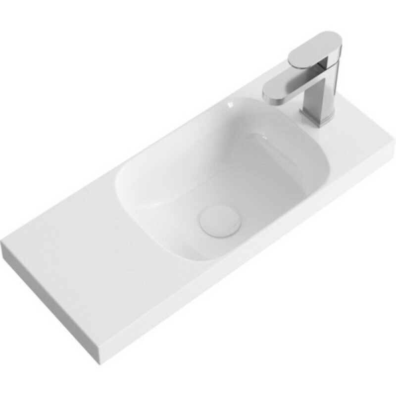 Раковина Aqwella Alba Compact Slim CMPSL.06.04.D, 60 см, белая