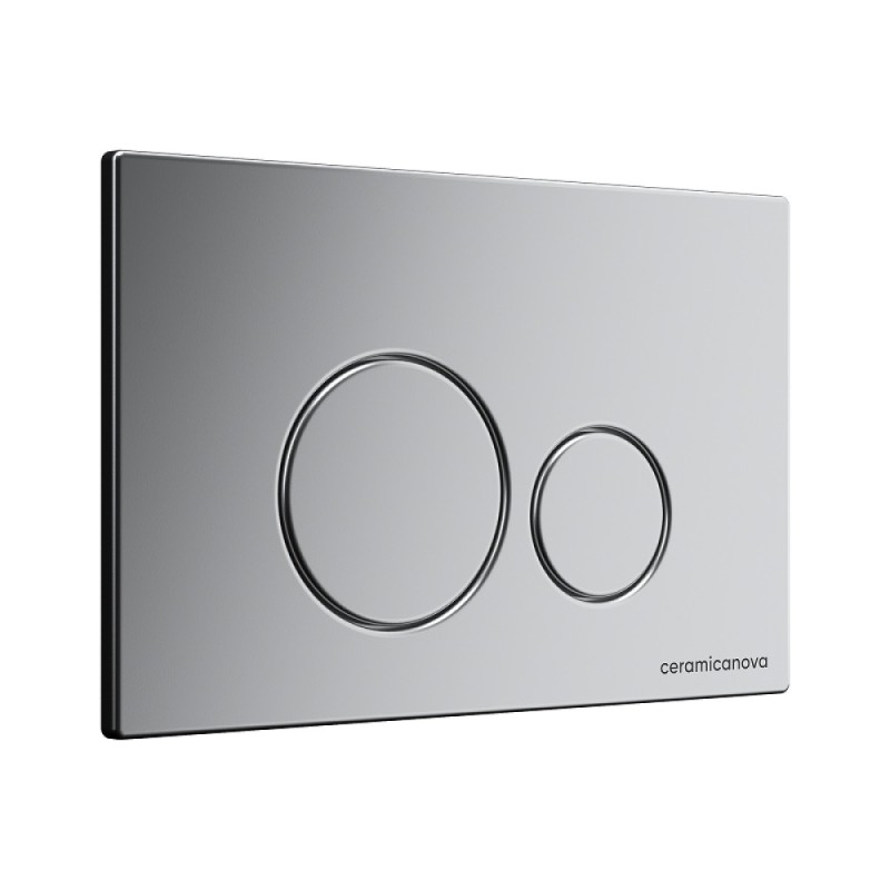 Клавиша смыва Ceramica Nova Round, CN001M, механическая, хром матовый