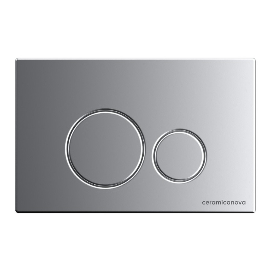 Клавиша смыва Ceramica Nova Round, CN001M, механическая, хром матовый