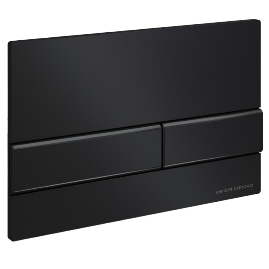 Клавиша смыва Ceramica Nova Flat, CN002B, механическая, черный матовый