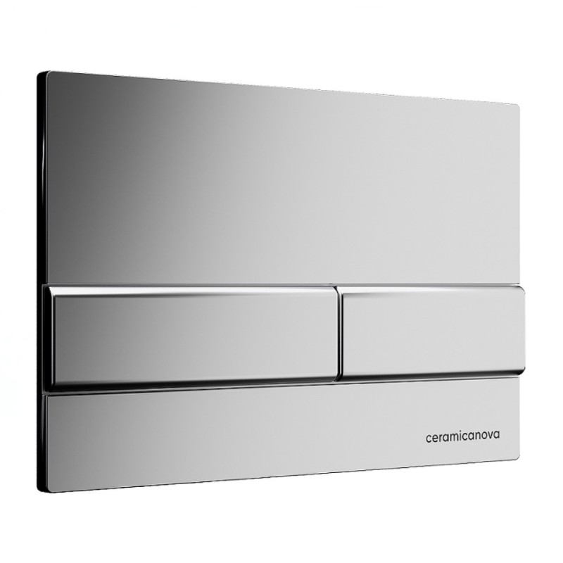 Клавиша смыва Ceramica Nova Flat, CN002M, механическая, хром матовый