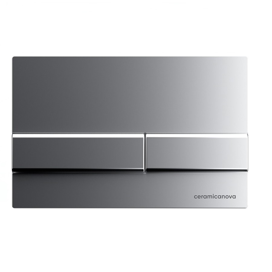 Клавиша смыва Ceramica Nova Flat, CN002M, механическая, хром матовый