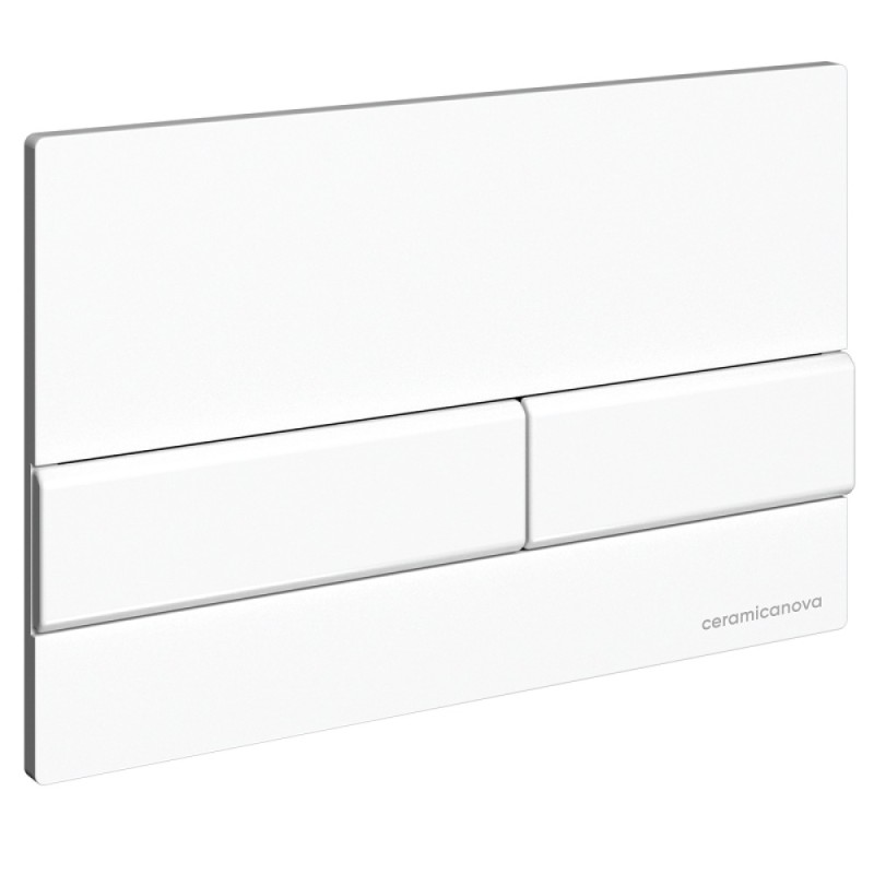 Клавиша смыва Ceramica Nova Flat, CN002W, механическая, цвет белый