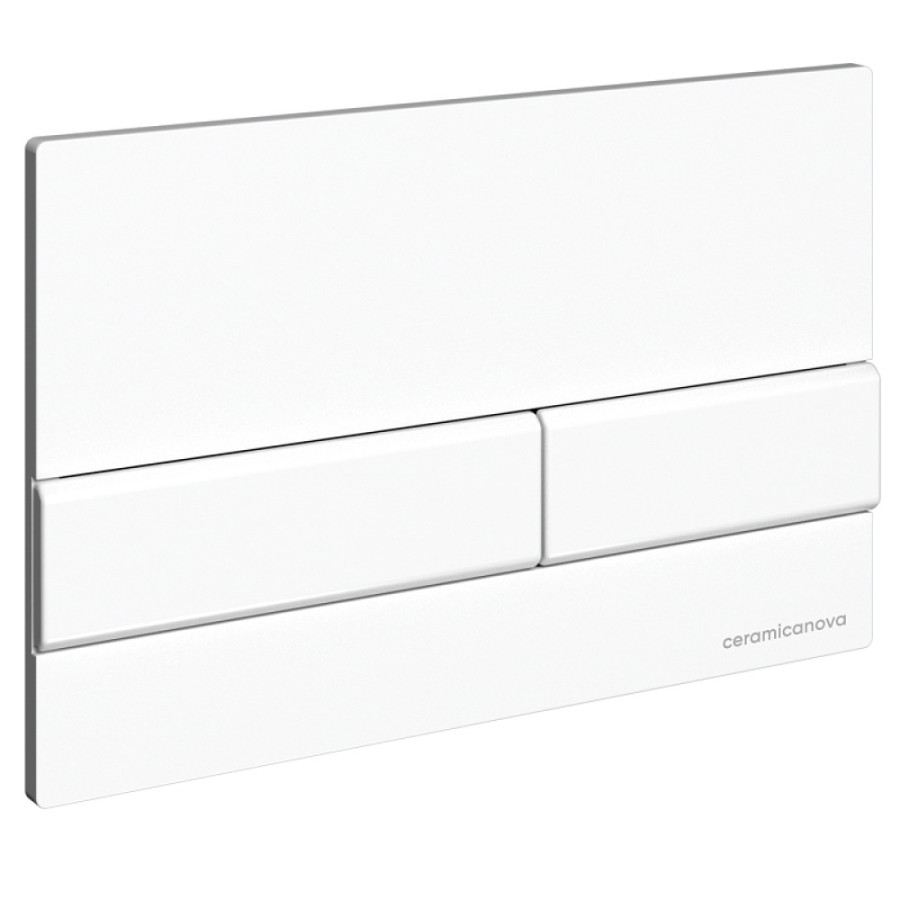 Клавиша смыва Ceramica Nova Flat, CN002W, механическая, цвет белый