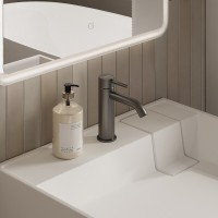 Раковина на стиральную машину Ceramicanova Quattro CN0101, 60 см, искусственный камень, белая