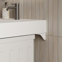 Раковина на стиральную машину Ceramicanova Quattro CN0101, 60 см, искусственный камень, белая