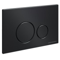 Инсталляция для унитаза Ceramicanova Envision CN1001B/Round, с кнопкой и креплениями, цвет черный матовый