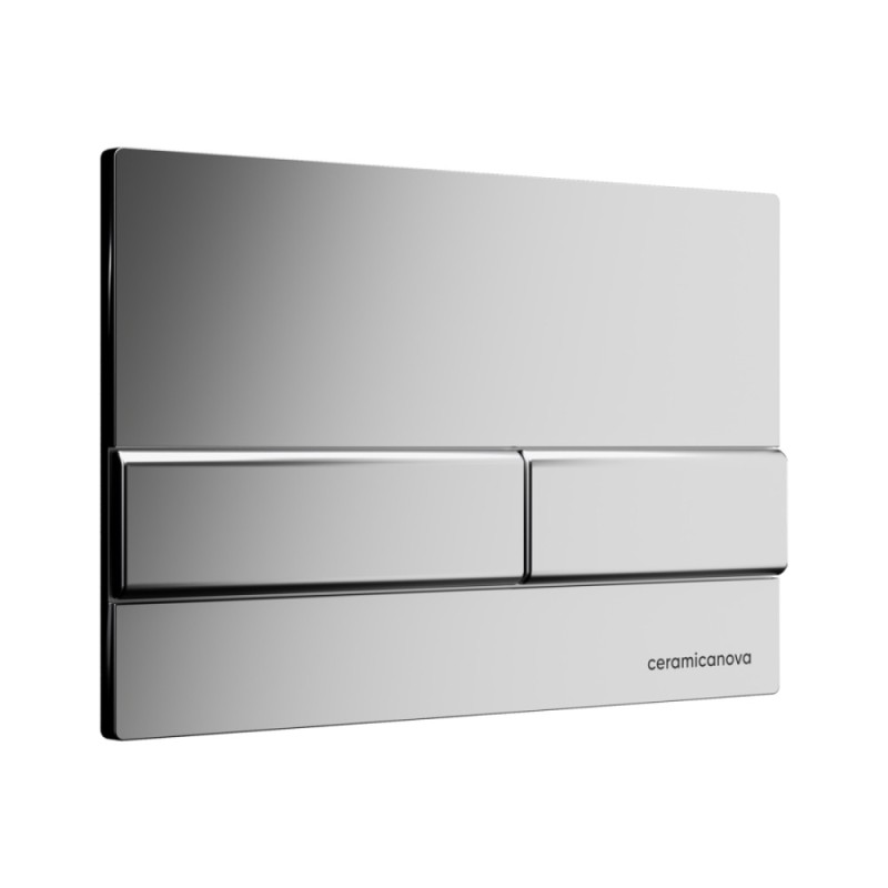 Инсталляция для унитаза Ceramicanova Envision CN1002M/Flat, с кнопкой и креплениями, цвет хром матовый