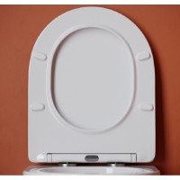 Подвесной унитаз Ceramicanova Uno CN11001T, безободковый, смыв Торнадо, сиденье микролифт, белый, сантехфарфор