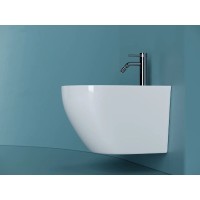 Подвесное биде Ceramicanova Uno CN11002, цвет белый, сантехфарфор