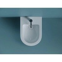 Подвесное биде Ceramicanova Uno CN11002, цвет белый, сантехфарфор