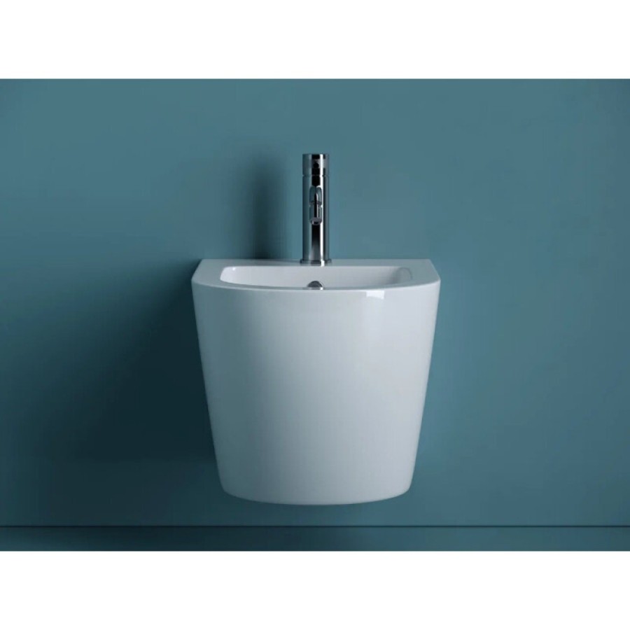 Подвесное биде Ceramicanova Uno CN11002, цвет белый, сантехфарфор