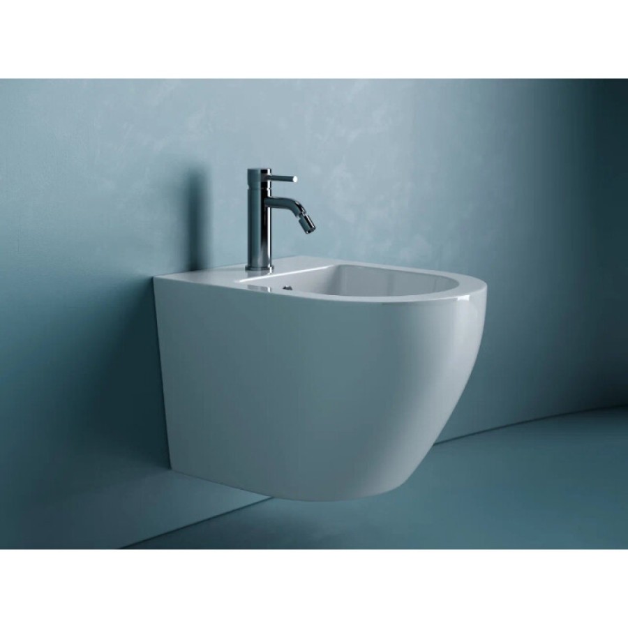 Подвесное биде Ceramicanova Uno CN11002, цвет белый, сантехфарфор