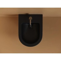 Подвесное биде Ceramicanova Uno CN11002MB, цвет черный матовый, сантехфарфор