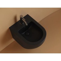 Подвесное биде Ceramicanova Uno CN11002MB, цвет черный матовый, сантехфарфор