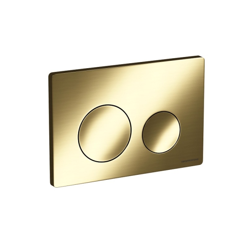 Клавиша смыва Ceramicanova Circle CN12-001BG, механическая, золото брашированное