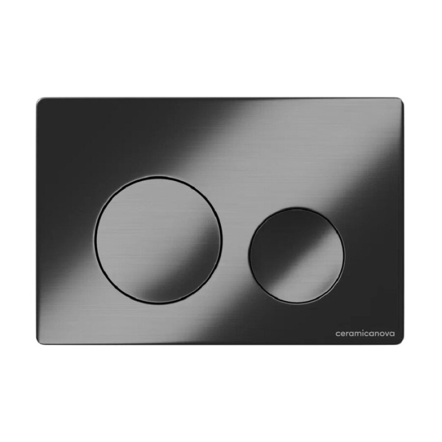 Клавиша смыва Ceramicanova Balance Circle CN12-001GG, механическая, вороненая сталь