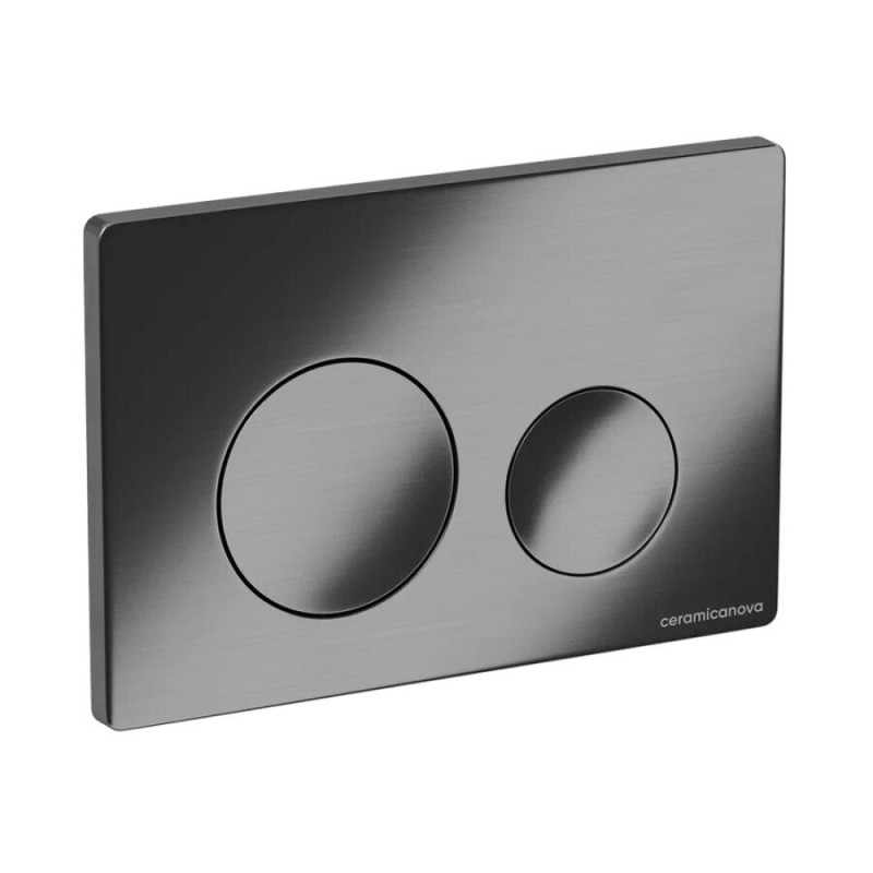 Клавиша смыва Ceramicanova Balance Circle CN12-001GG, механическая, вороненая сталь