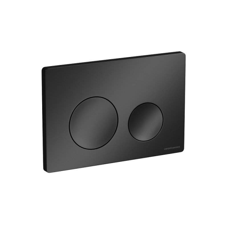 Клавиша смыва Ceramicanova Circle CN12-001MB, механическая, черная матовая
