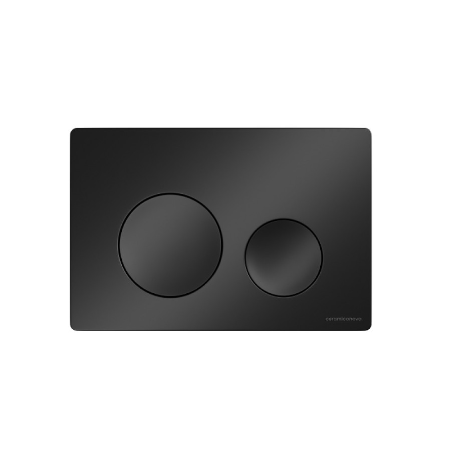 Клавиша смыва Ceramicanova Circle CN12-001MB, механическая, черная матовая