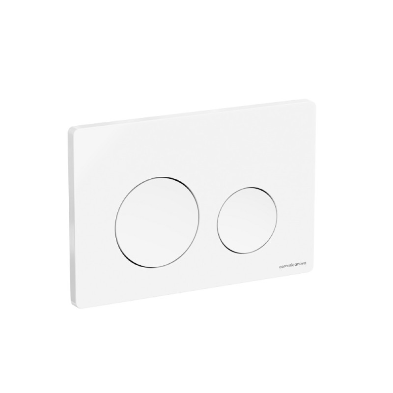 Клавиша смыва Ceramicanova Circle CN12-001W, механическая, белая