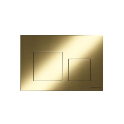 Клавиша смыва Ceramicanova Square CN12-002BG, механическая, золото брашированное