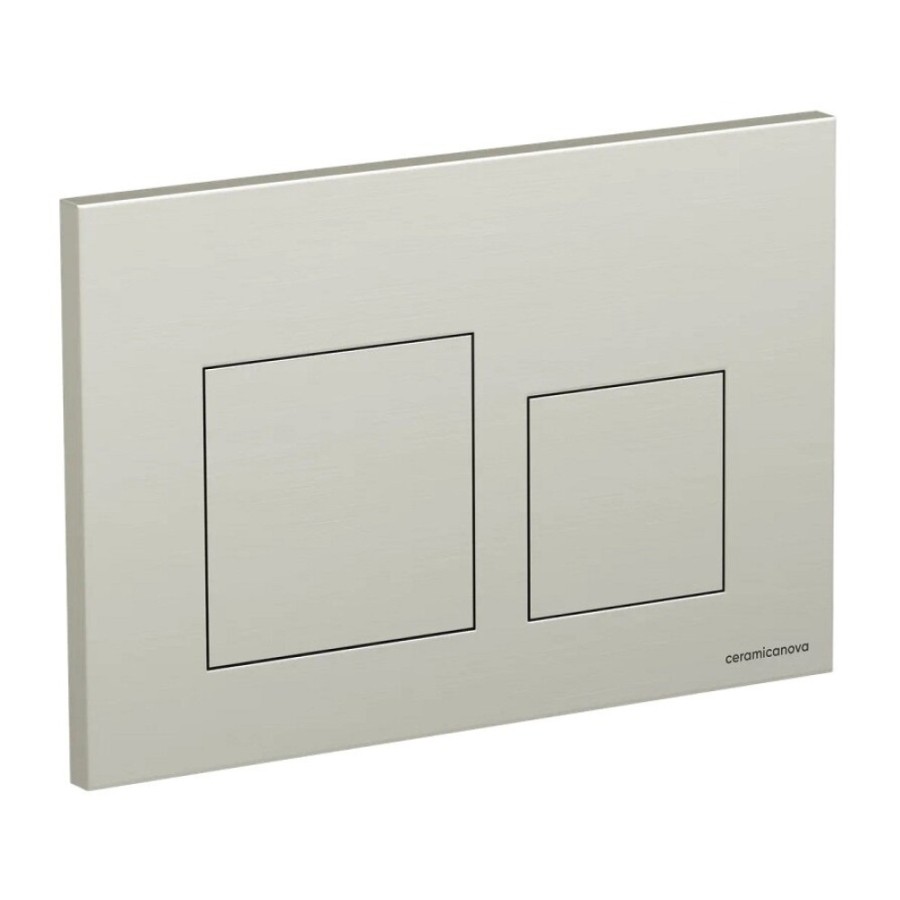 Клавиша смыва Ceramicanova Balance Square CN12-002BN, механическая, брашированный никель