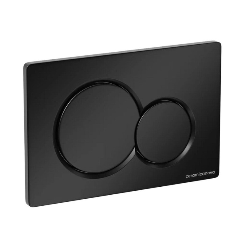 Клавиша смыва Ceramicanova Balance Sphere CN12-003MB, механическая, черный матовый