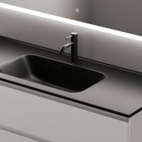 Тумба под раковину Sancos Cento 120, подвесная, белый глянец, CN120-1W